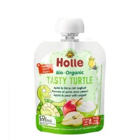Holle Organic Tasty Turtle - Pouch Apple & pear with yogurt